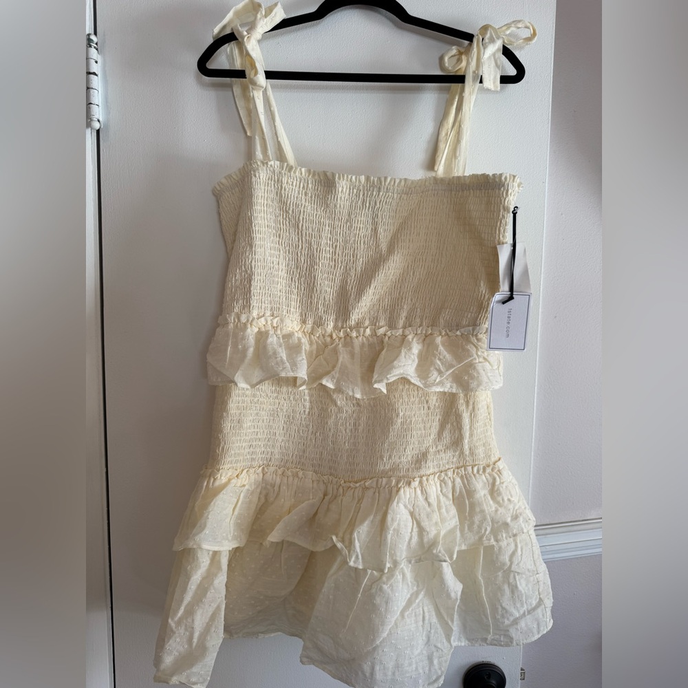 Ruffle mini dress